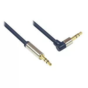 Audio Cable Alcasa 3.5mm - 3.5mm m-m 1m Blue Gold Metallic