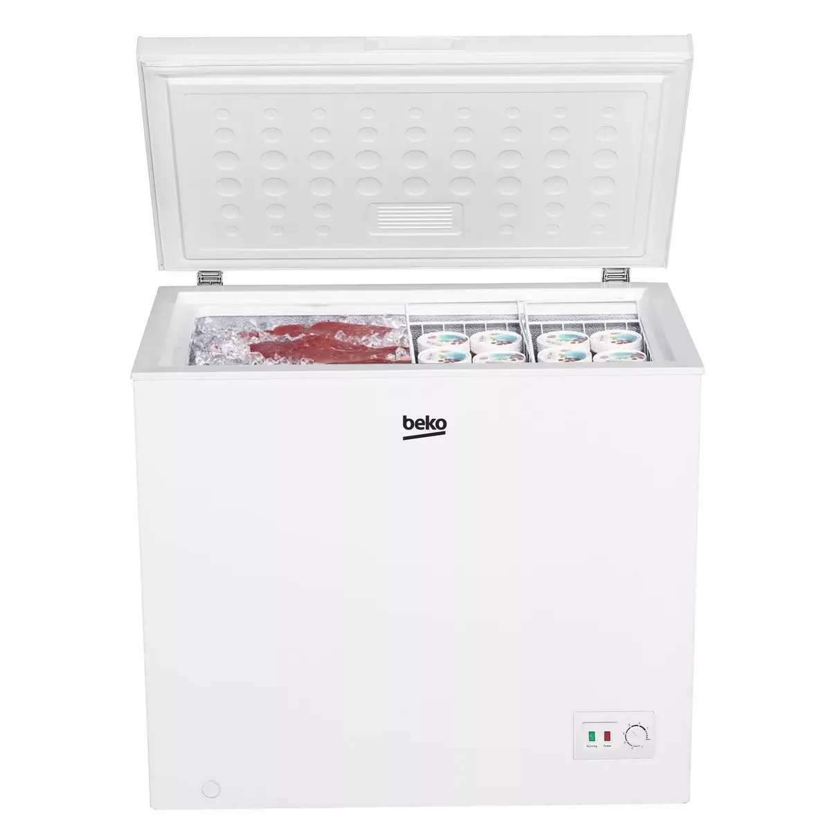 BEKO CF200EWN krāsns saldētava — 198 L Photo 2