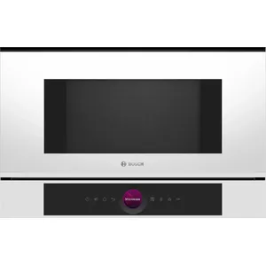 Built-in solo microwave Bosch Serie 8 BFL7221W1 — 900 W, 21 L, touch control, white