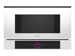 Built-in solo microwave Bosch Serie 8 BFL7221W1 — 900 W, 21 L, touch control, white