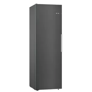 Ledusskapis Bosch KSV36VXDP Energoefektivitātes klase D Brīvi stāvošs Larder Augstums 186 cm Ledusskapja tīrā ietilpība 346 L Displejs 39 dB Melns