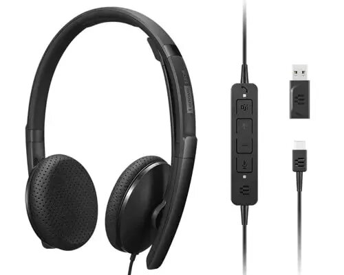 Lenovo 4XD1M45626 Vadu Binokulārā Austiņa USB