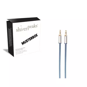 Аудиокабель ShiverPeaks 30811-SPP-SLIM 0.75м Синий