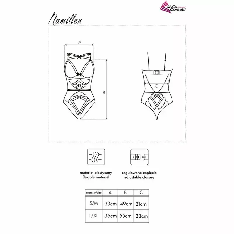 Боди LIVCO CORSETTI FASHION S NAMILLEN LC 90528 Photo 5