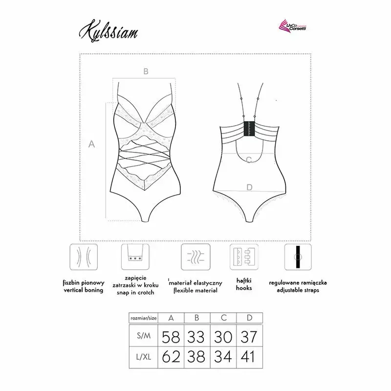 Боди LIVCO CORSETTI FASHION L/XL KYLSSIAM LC 90613 Photo 4