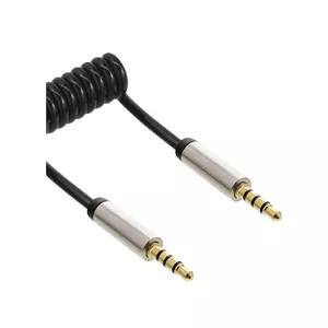 Audio Cable InLine Slim 3.5mm male male 4-pin Stereo 2m