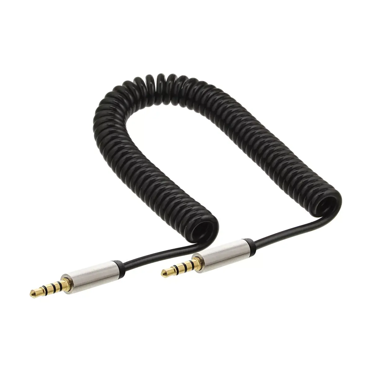 Audio kabelis InLine Slim 3.5mm male male 4-pin Photo 2