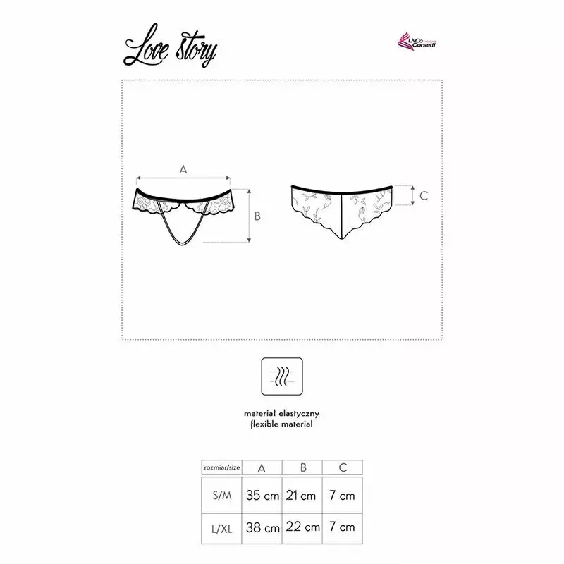 Трусики без шава LIVCO CORSETTI LOVE STORY LC 90679 Photo 5