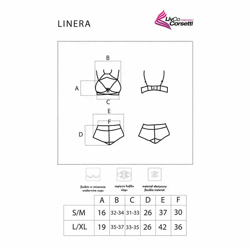 Krūšturis Biksītes LIVCO CORSETTI FASHION L/XL D-239185 Photo 5