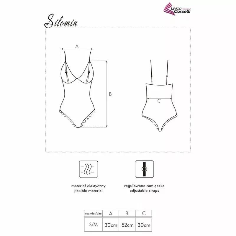 Боди LIVCO CORSETTI Silomin LC 1401 One Size Photo 5