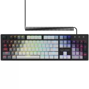 Mechanical Keyboard LORGAR Azar 514 White with RGB Backlight, ENG layout