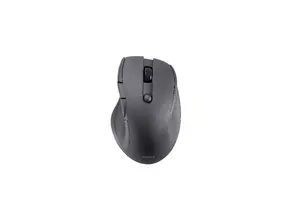 DELTACO MS-906 Bezvadu biroja pele labajai rokai Bluetooth optiskā 1600 DPI 6 pogas melna