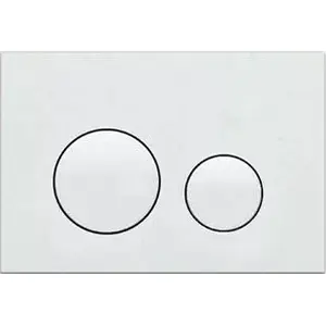 Flush button KK-Pol M11 for WC, white, model SPP/110/0/K