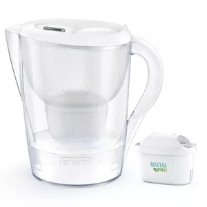 Ūdens filtra krūka BRITA Marella XL 3,5 L ar Maxtra PRO filtru sistēmu, balta, 3,5 L