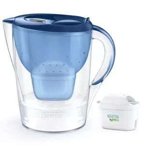Ūdens filtra krūze BRITA Marella XL 3,5 L ar Maxtra PRO kaseti (filtrēšanas jauda 150 L, zila)