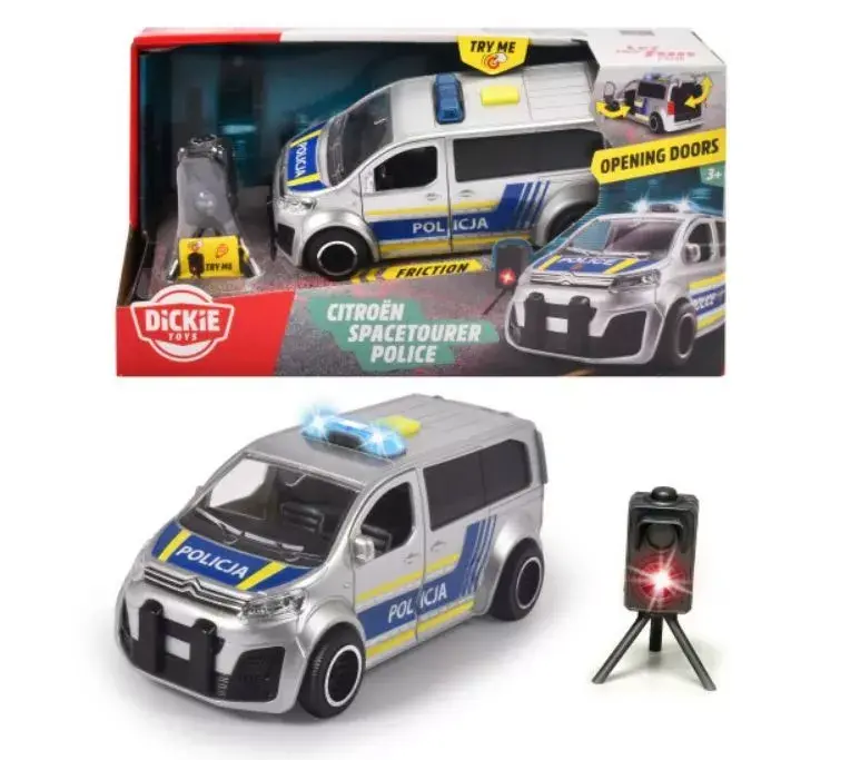 Dickie Citroen policijas ātruma kontrole 15 cm Photo 2