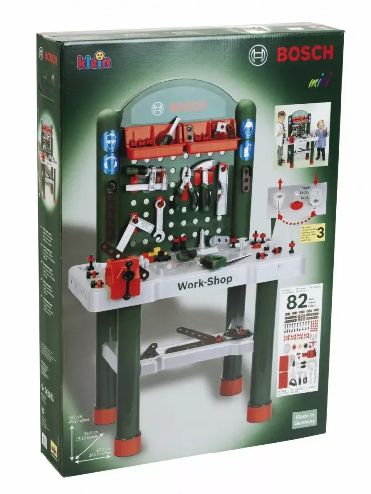 KLEIN Workbench Klein 82 gab. 8710 — rotaļu darba galds Photo 2