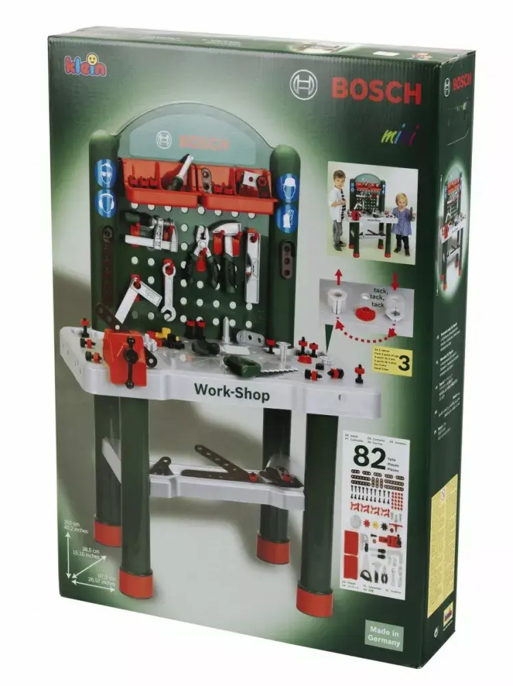 KLEIN Workbench Klein 82 gab. 8710 — rotaļu darba galds Photo 3
