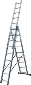 Extension ladder Krause CORDA 3x9 rungs, telescopic three-section ladder