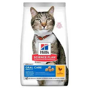 HILL'S SP Adult Oral Care Chicken - сухой корм для кошек - 7 кг