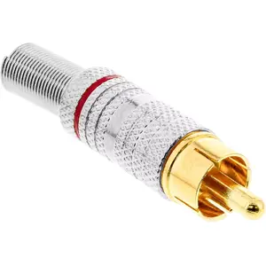 RCA Male Plug for Soldering InLine 99110O