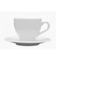 Cup set Lubiana Paula porcelain 200 ml — set of 6