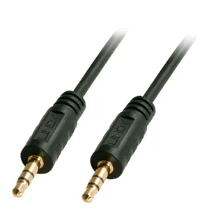 Lindy Premium audio 3.5mm ligzdas kabelis vīrietis pret vīrieti 0.25 m melns