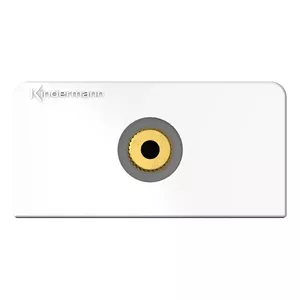 Socket outlet 3.5 mm Kindermann 7456 000 511 White