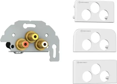 Sokets 3 x RCA Kindermann 7456000530