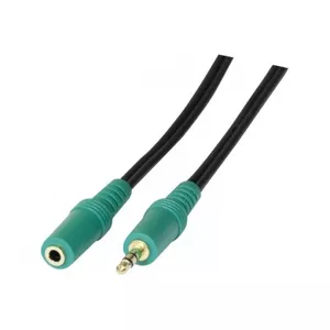 Audio Cable Tecline 108864 1.8m 3.5mm Black Green