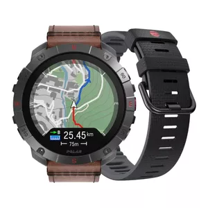 Viedpulkstenis Polar Grit X2 Pro Titan Melns