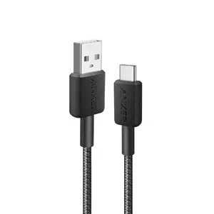 USB Cable Anker 322 0.9m USB A USB C Black 0.48 Gbit/s