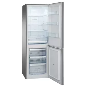 Fridge-freezer AMICA FK2695.2FTX(E) — Freestanding 269L, Bottom freezer, Inox, Energy class E