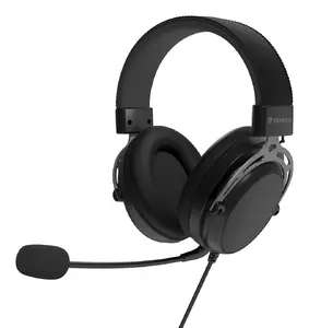 GENESIS Toron 301 Vadu spēļu austiņas Melnas ar mikrofonu Apļveida galvas stīpa Stereo