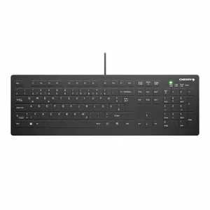 Keyboard CHERRY AK-C8112 Medical USB QWERTZ German Black White Full-size