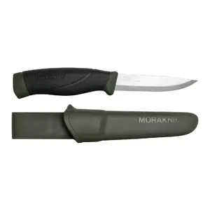 Medību nazis Morakniv 12210, Drop point asmens, kopējais garums 24 cm, asmens 10.4 cm, biezums 3.2 mm, maksts labročiem