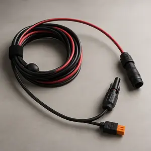 Кабель для зарядки EcoFlow LXT60IF+MC4-5M Черный Красный