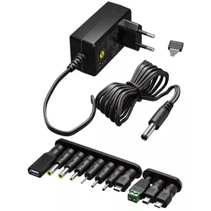 Power Adapter Goobay 65592 Indoor Black 100-240V 1.8m