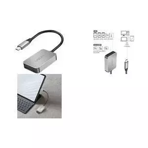 LogiLink USB 3.0 Cardreader USB-C SD microSD aluminum CR0050
