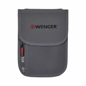 Wenger/SwissGear 611878 wallet/card case/travel document holder Neck pouch Grey