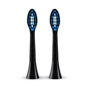 Toothbrush replacement head silk'n SonicYou Refill Brush 2 Black Soft, pack of 2, soft bristles