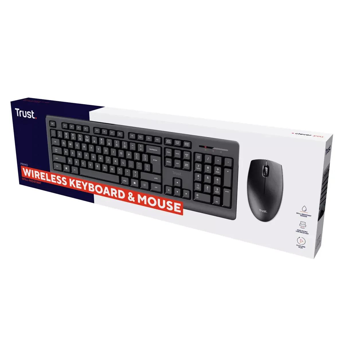 Trust Primo Tastatūra Pele iekļauta Photo 11