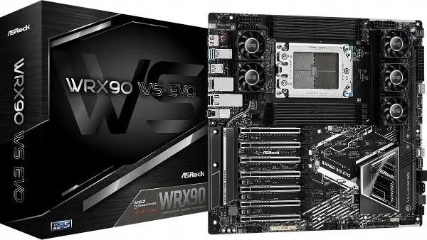 Mātesplate ASRock WRX90 WS EVO —