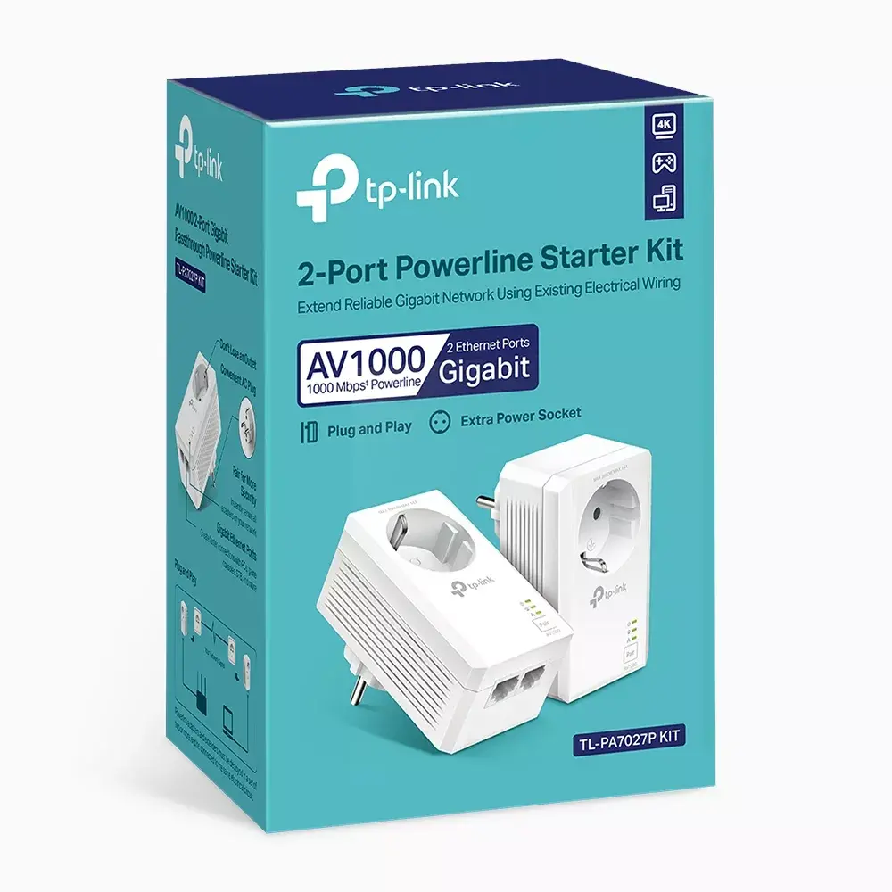 TP-Link TL-PA7027P KIT PowerLine адаптер сети Photo 7