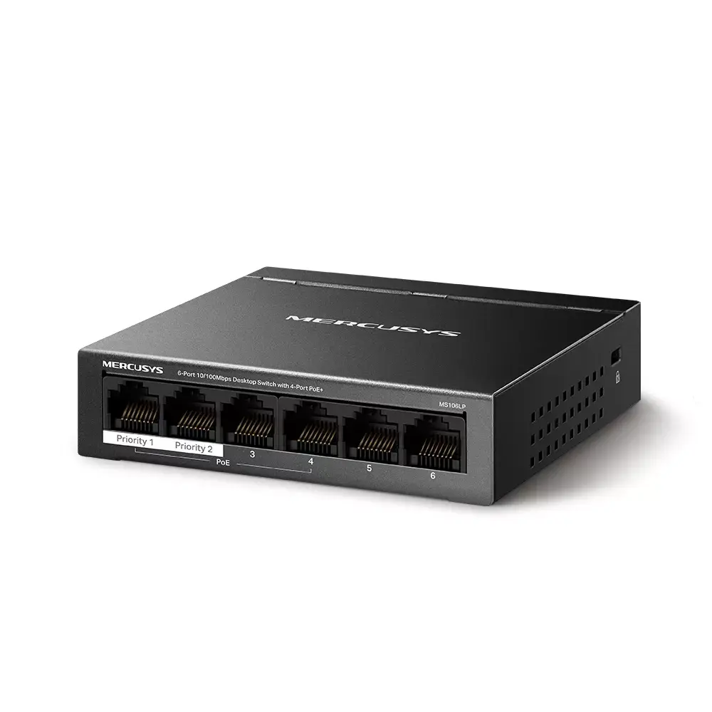 Pārvaldāms komutators MERCUSYS MS106LP 6‑portu PoE+ Photo 2