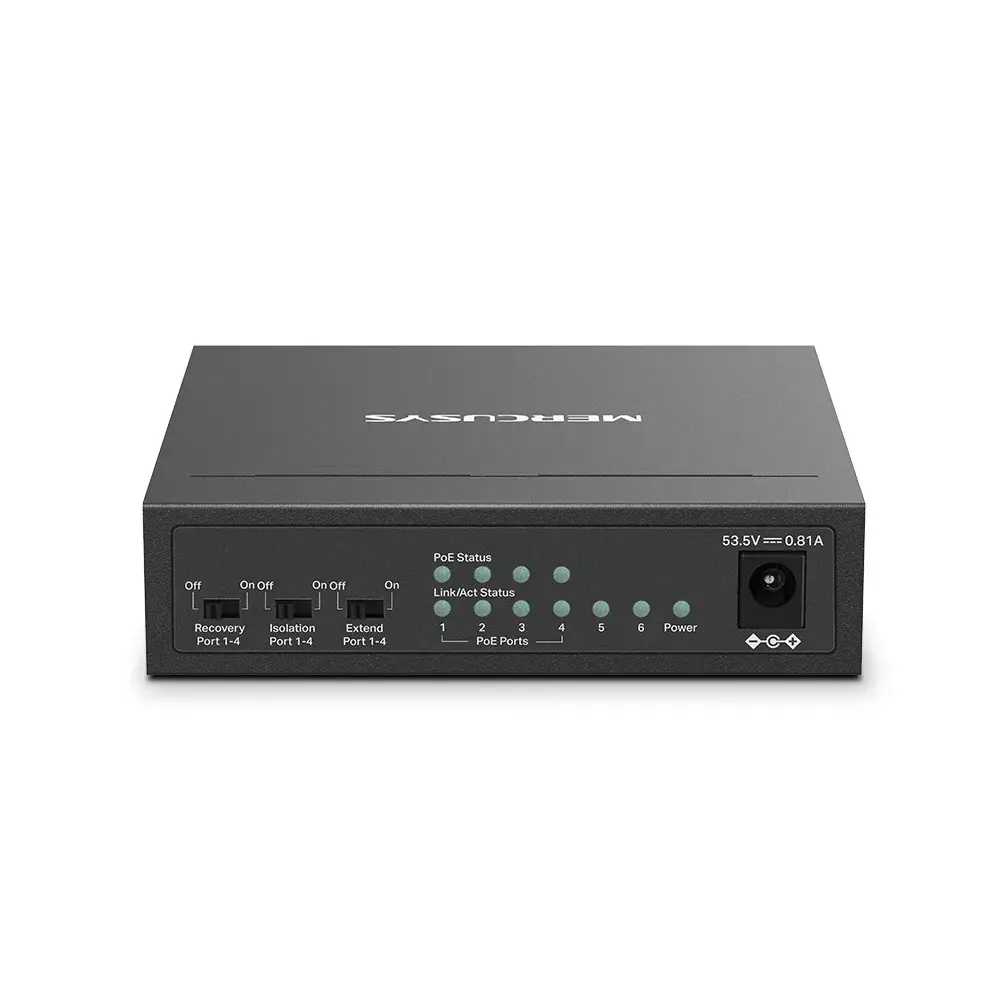 Pārvaldāms komutators MERCUSYS MS106LP 6‑portu PoE+ Photo 3