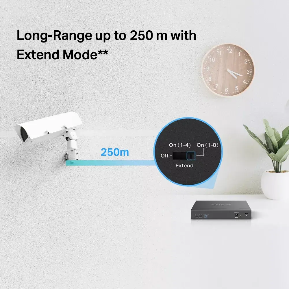 MERCUSYS MS110P pārvaldāms 10 portu 8×PoE+ switch Photo 6