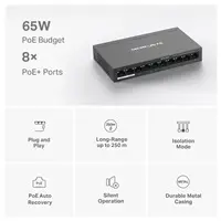 MERCUSYS MS110P управляемый 10-портовый коммутатор 8×PoE+ Photo 14