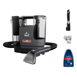 Ручной пылесос-глубокая чистка Bissell SpotClean Cordless — для ковров, салона автомобиля и обивки, 25 м²/ч, шланг 1.7 м, 3.27 кг