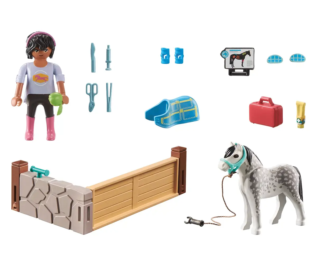 Spēļu komplekts Playmobil Ūdens kritumu zirgi 71497 Photo 2